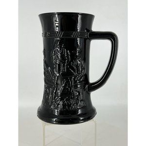 Indiana Black Glass Tiara Tavern German 6" Stein/ 10 oz Mug. Unique Barware
